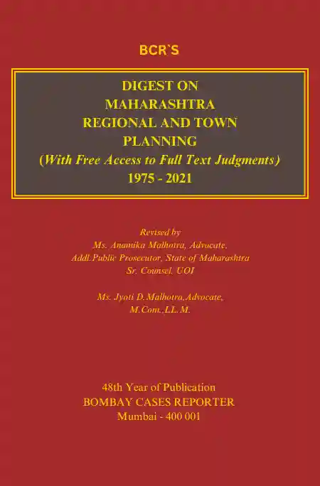 Maharashtra Regional & Town Planning  Digest